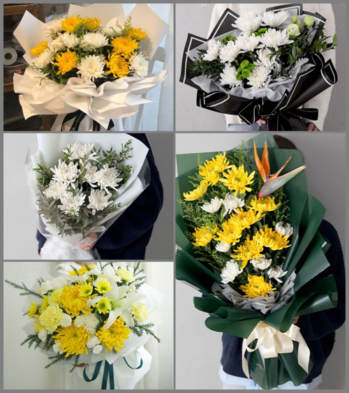 广东汕头市潮南区胪岗镇五丰村白事花束代送